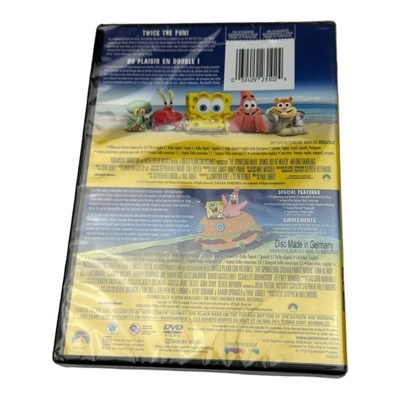 The SpongeBob Movie Collection DVD - Picture 2 of 3